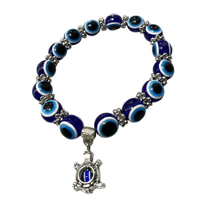 Evil Eye Black Beads Thread Bracelet