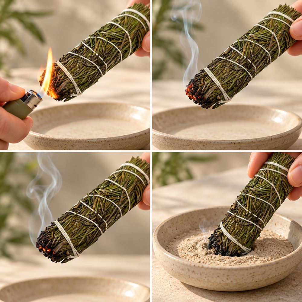 Smudge Stick, Rosemary 4"