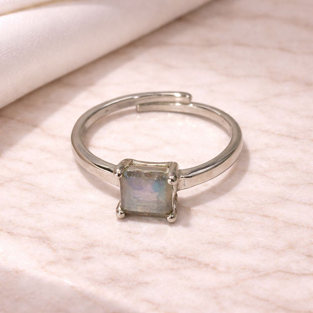 Silver-Plated Adjustable Ring (#33)