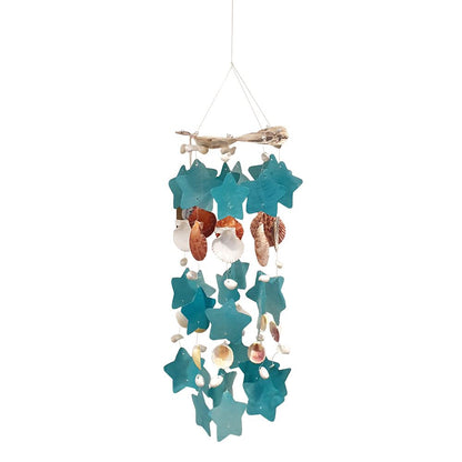 Capiz & Seashell Wind Chime, 55cm Hanging Height