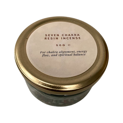Resin Incense, 50g, Seven Chakra