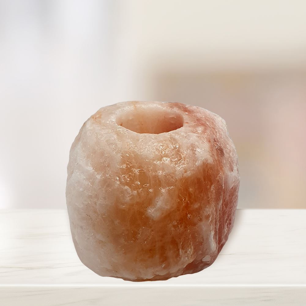 Himalayan Salt Rock Tealight Holder Small