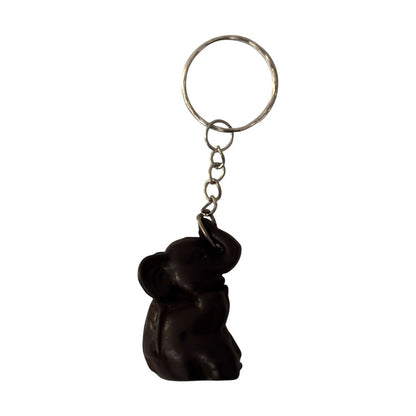 Wooden Keychain, Elephant, Assorted Design