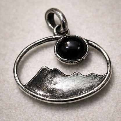 Silver-Plated Pendant (without Chain) (#02), 2.5x1.5cm