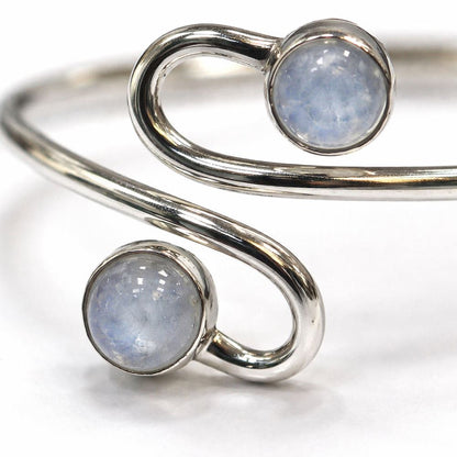 Silver-Plated Adjustable Serpentine Cuff Bangle - image 3