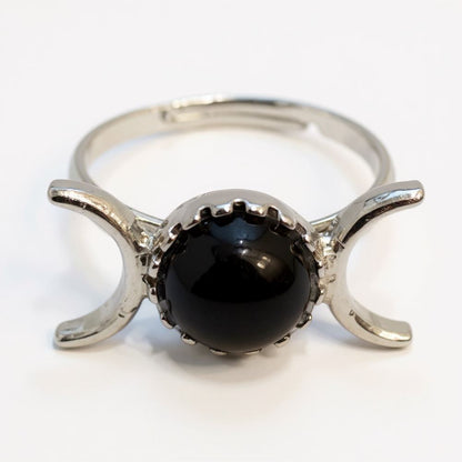 Adjustable Ring, 0.5cm Gemstone