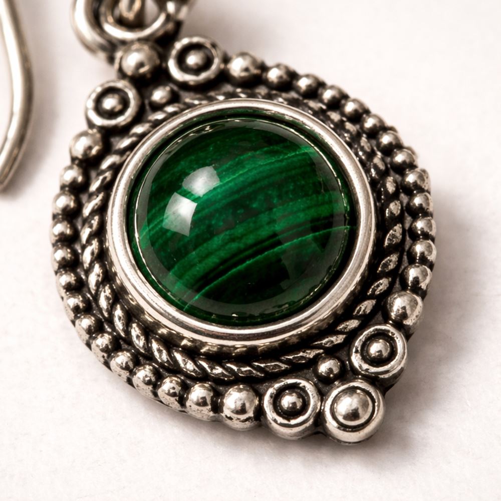 Silver-Plated Hanging Earwire Earrings (#06), 1.5x1cm