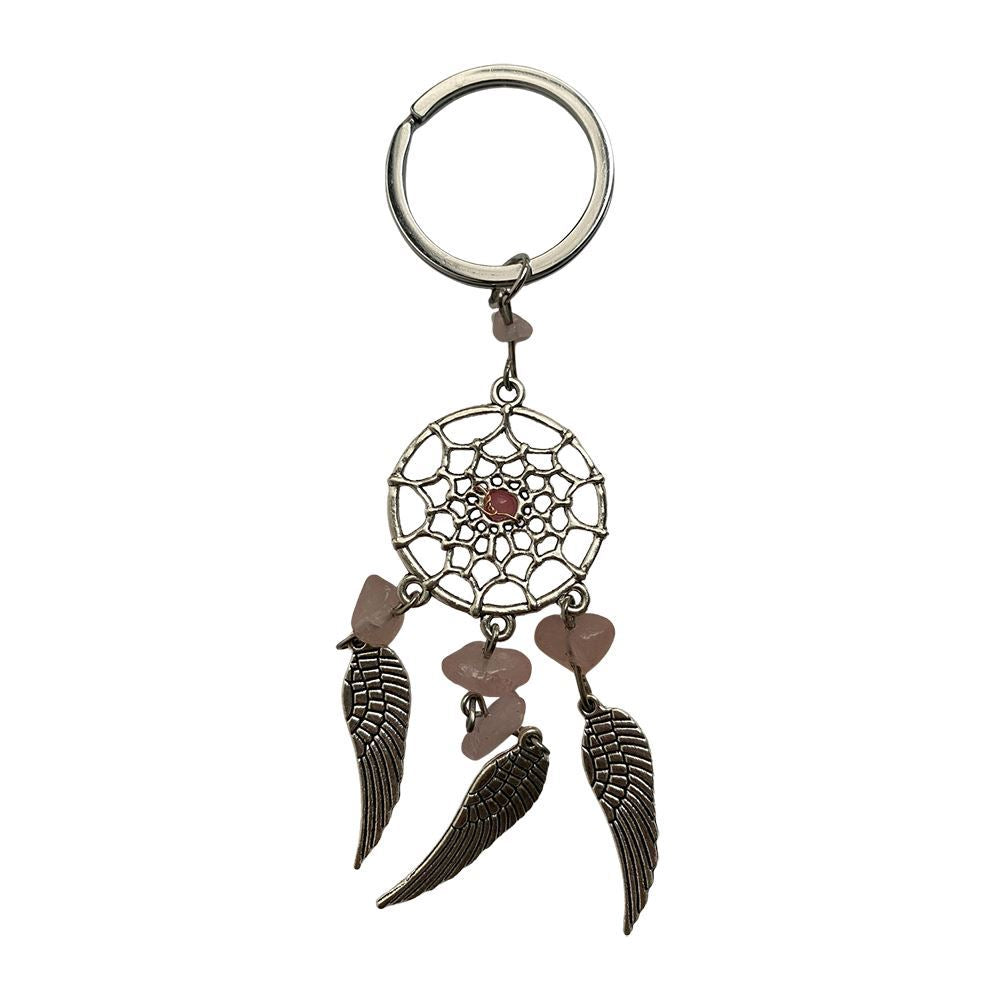 Dream Catcher Crystal Keychain, 12x5cm