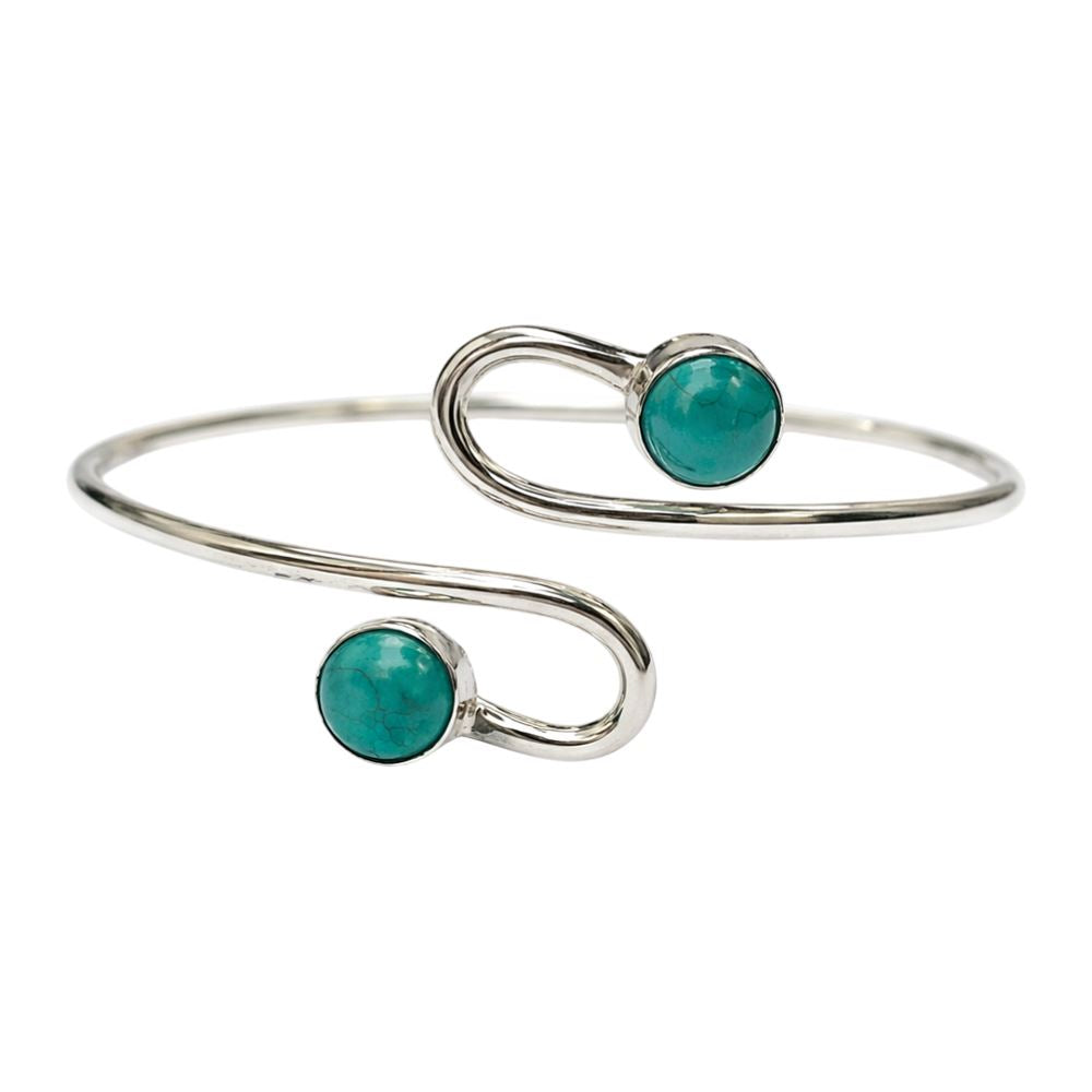 Silver-Plated Adjustable Serpentine Cuff Bangle - image 15