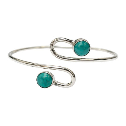 Silver-Plated Adjustable Serpentine Cuff Bangle - image 15