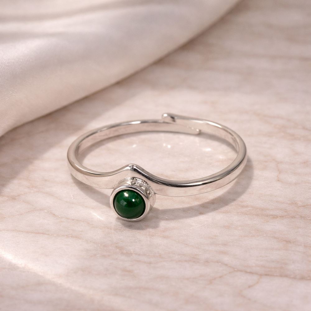 Silver-Plated Adjustable Ring (#31)