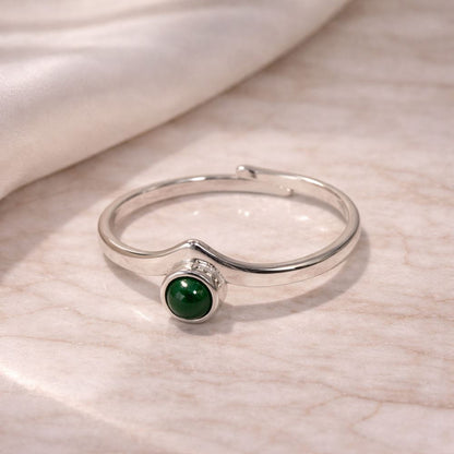 Silver-Plated Adjustable Ring (#31)