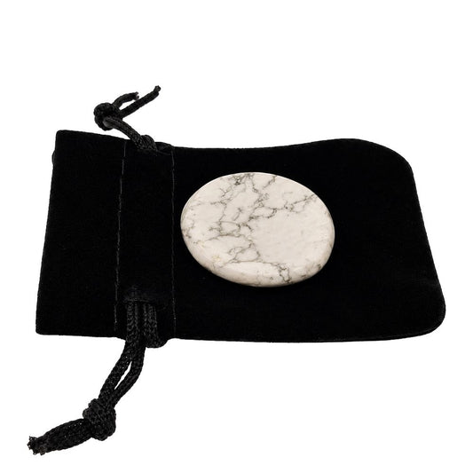 Worry Thumb Stone, Howlite