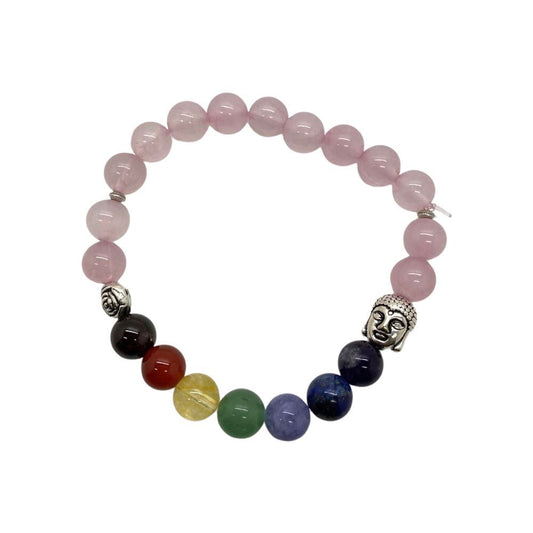 Chakra Jewelry, Rose Quartz Bracelet