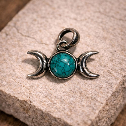 Silver-Plated Pendant (without Chain) (#05), 2.5x1cm