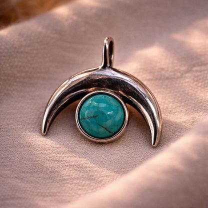 Silver-Plated Pendant (without Chain) (#06), 2.5x1.5cm