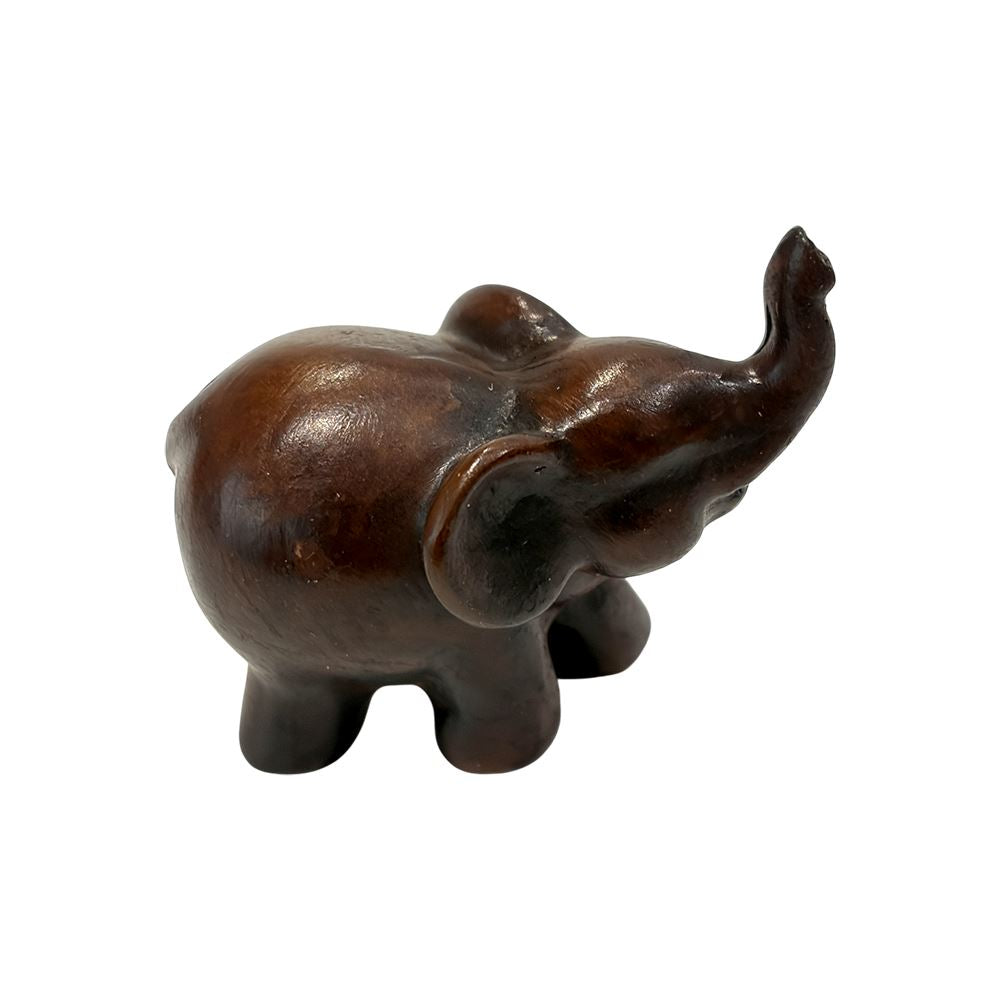 Wooden Elephant Figurine, Assorted Design, 5-6cm