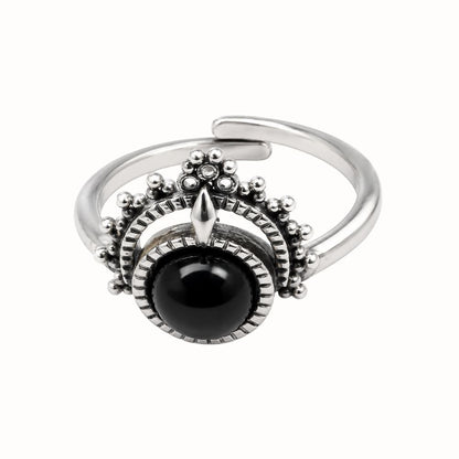 Silver-Plated Adjustable Ring (#11)