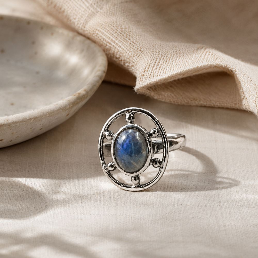 Silver-Plated Adjustable Ring (#13)