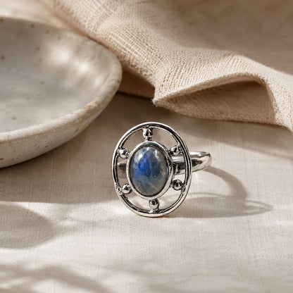 Silver-Plated Adjustable Ring (#13)