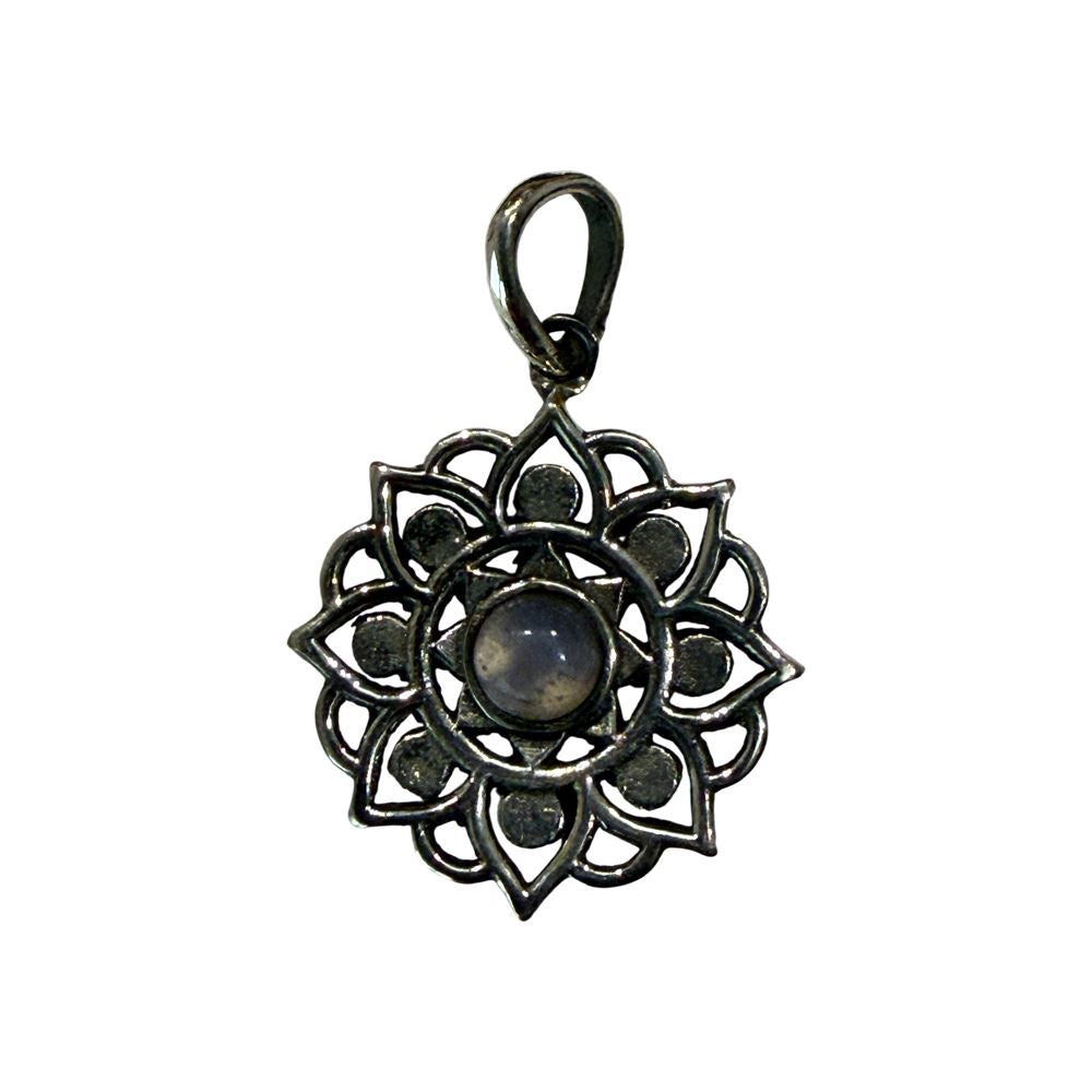 Silver-Plated Pendant (without Chain) (#08), 2x2cm