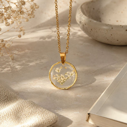 Pressed Flower Pendant