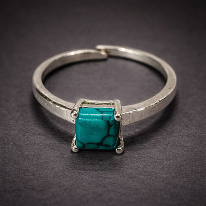 Silver-Plated Adjustable Ring (#33)