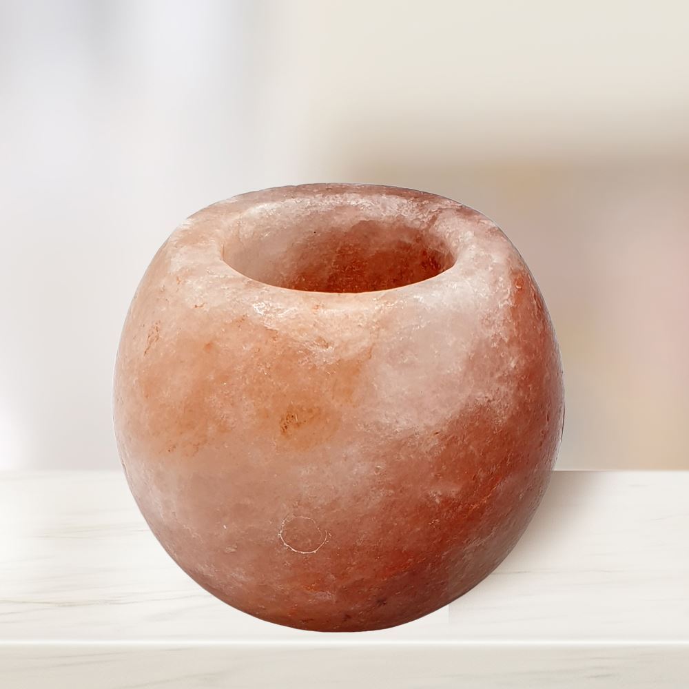 Himalayan Salt Rock Tealight Holder Small