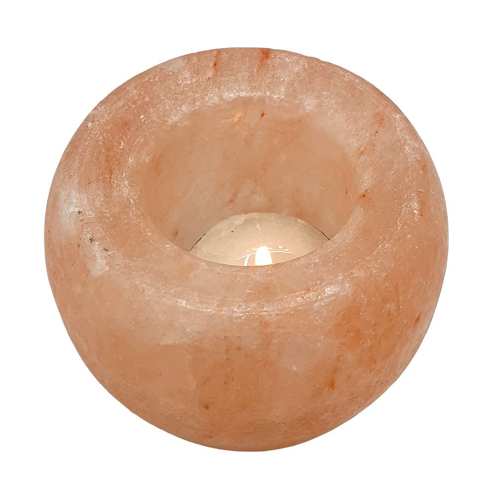 Himalayan Salt Rock Tealight Holder Small