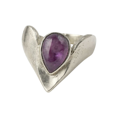 Silver-Plated Adjustable Ring (#10)