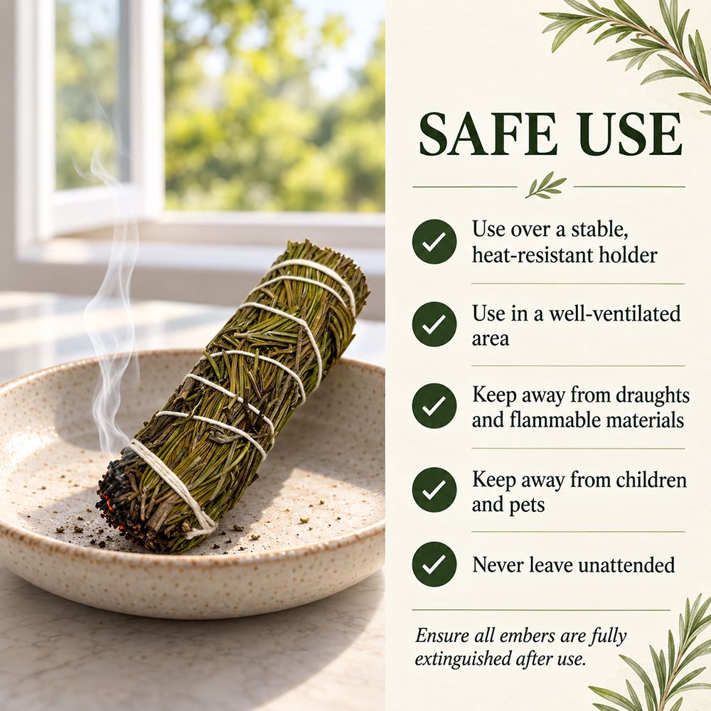 Smudge Stick, Rosemary 4"