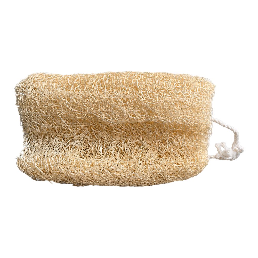 Natural Loofah with Hanging String, 13x5x5cm