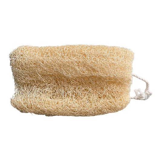 Natural Loofah with Hanging String, 13x5x5cm