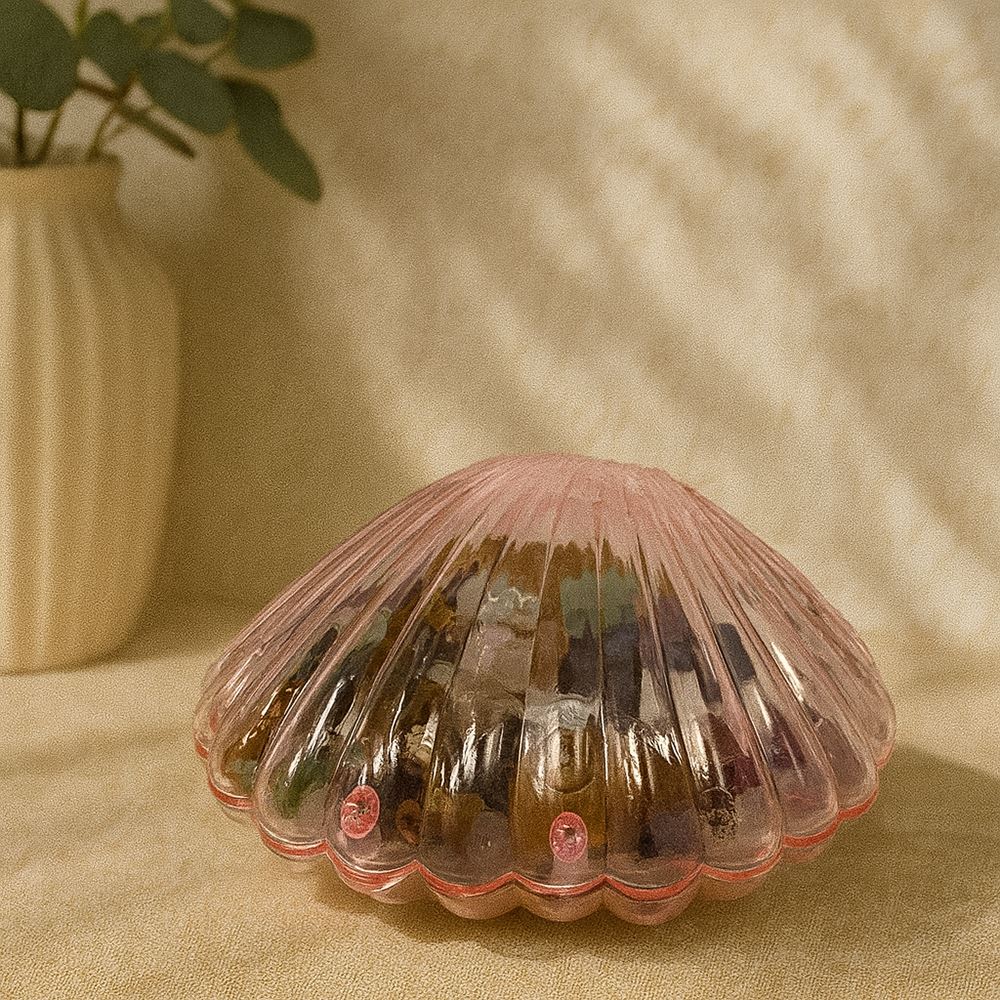 Clam Shell Ornament Box, 9x7x4cm