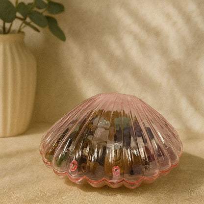 Clam Shell Ornament Box, 9x7x4cm