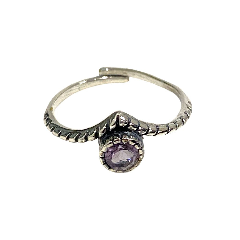 Silver-Plated Adjustable Ring - image 3