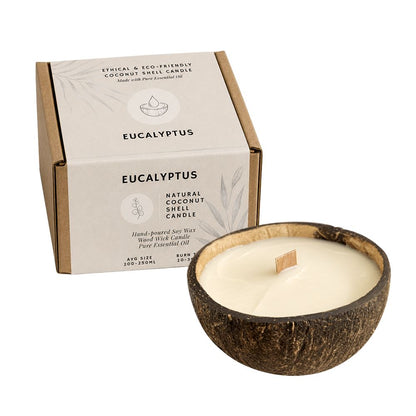 Coconut Shell Candle with Essential Oil - image 5