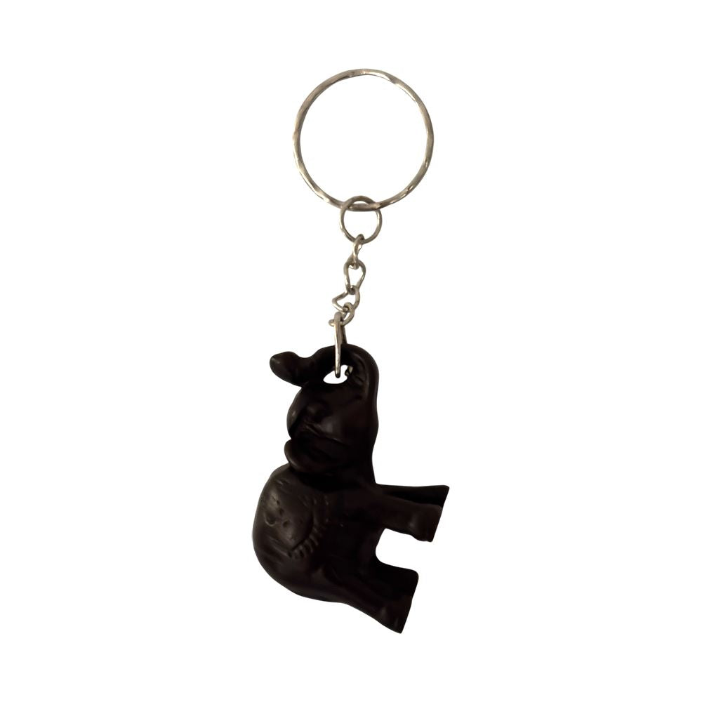Wooden Keychain, Elephant, Assorted Design