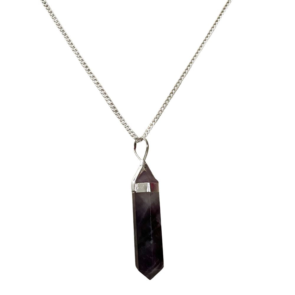 Double Point Pencil Pendant, Silver Chain - image 26