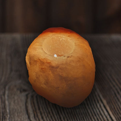 Himalayan Salt Rock Tealight Holder Small