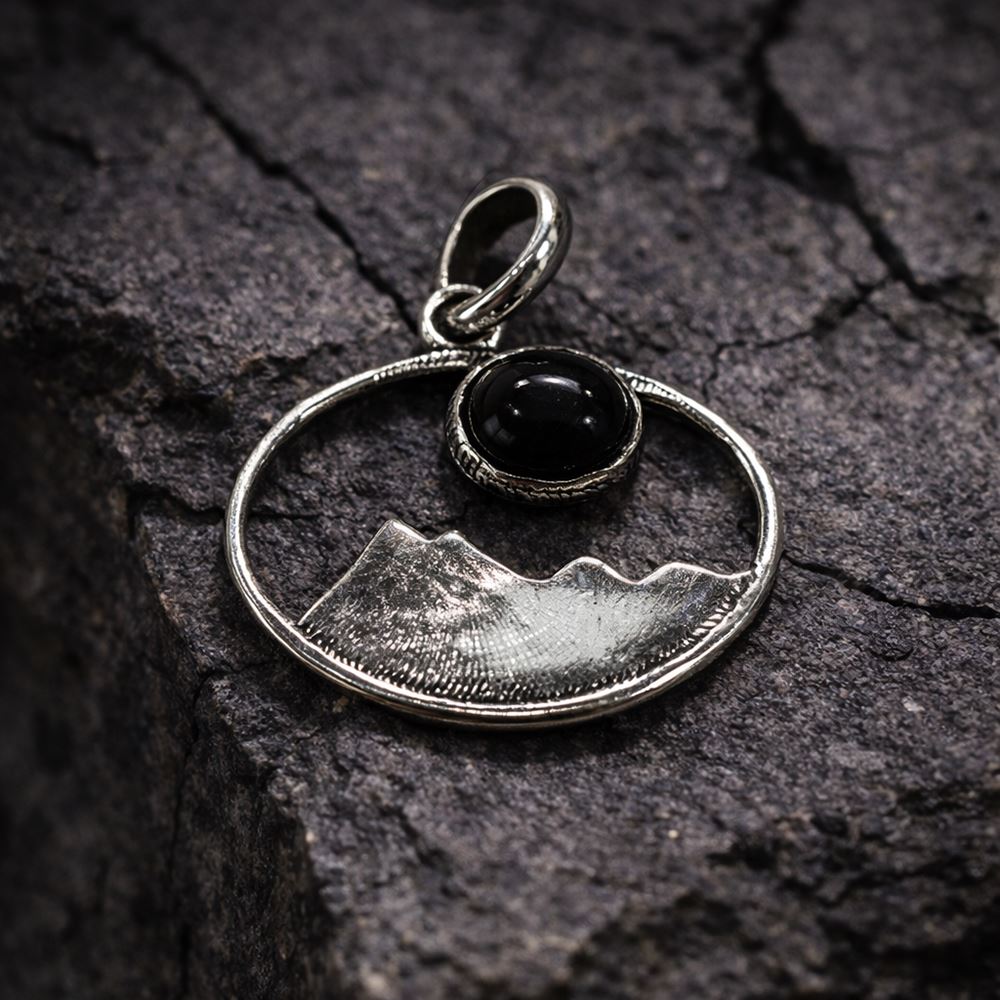 Silver-Plated Pendant (without Chain) (#02), 2.5x1.5cm