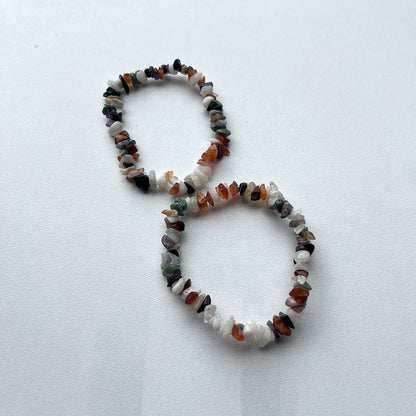 Gemstone Chip Stretch Bracelet