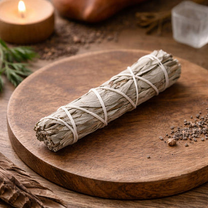Slimline Sage Smudge Stick, White Sage 4"
