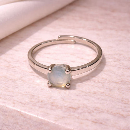 Silver-Plated Adjustable Ring (#32)