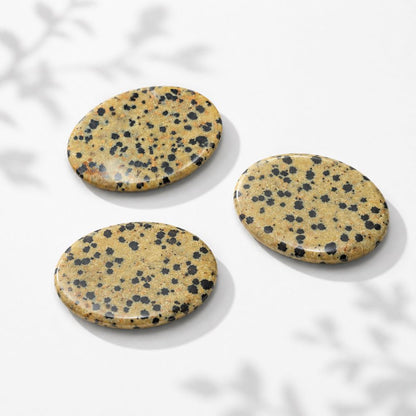 Worry Thumb Stone, Dalmatian Jasper