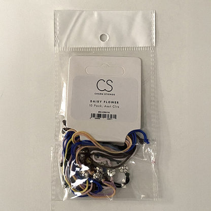 Charm Strings, Pack of 10, Assorted Colours