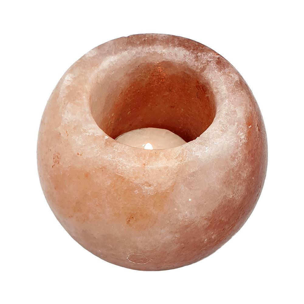 Himalayan Salt Rock Tealight Holder Small