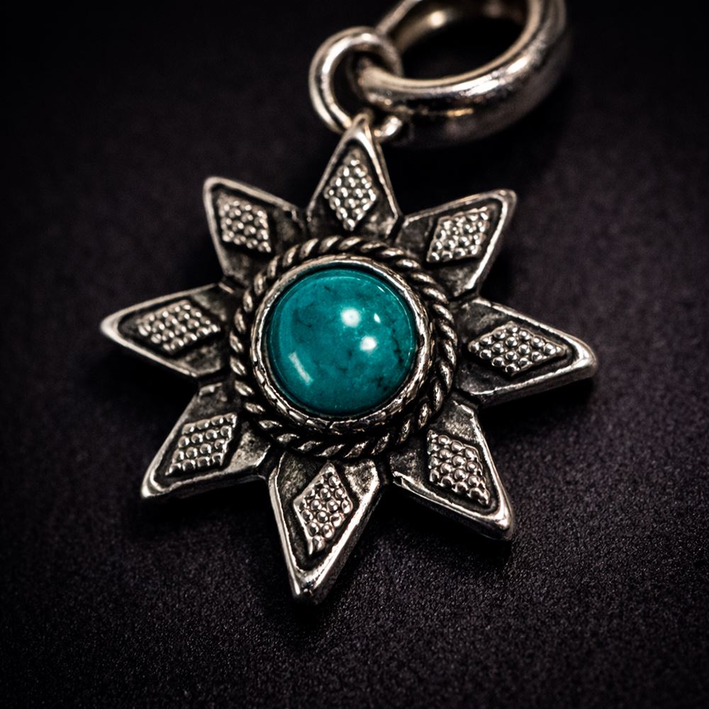 Silver-Plated Pendant (without Chain) (#04), 1.5x1.5cm