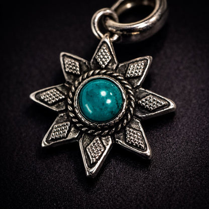 Silver-Plated Pendant (without Chain) (#04), 1.5x1.5cm