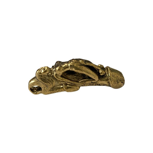 Miniature Brass Figurine, Fertility Pendant, Design #072